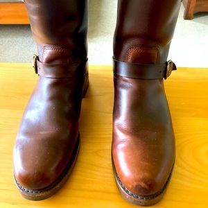 Frye Made in USA John Addison engineer boots